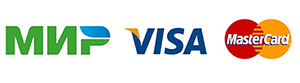 Прием оплаты VISA MIR MasterCard